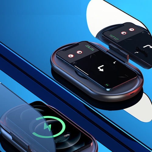 Pantalla frontal con cargador inalámbrico