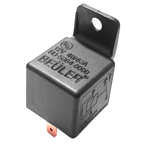 40/60 Waterproof Amp Relay with Negative Spike Protection and Mounting Tab