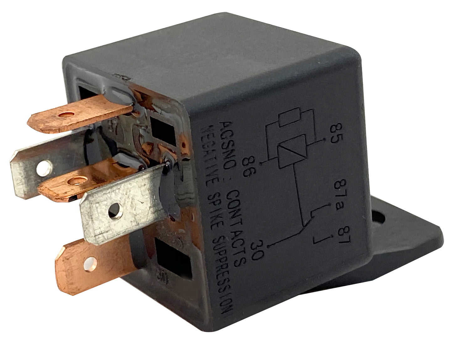 40/60 Waterproof Amp Relay with Negative Spike Protection and Mounting Tab