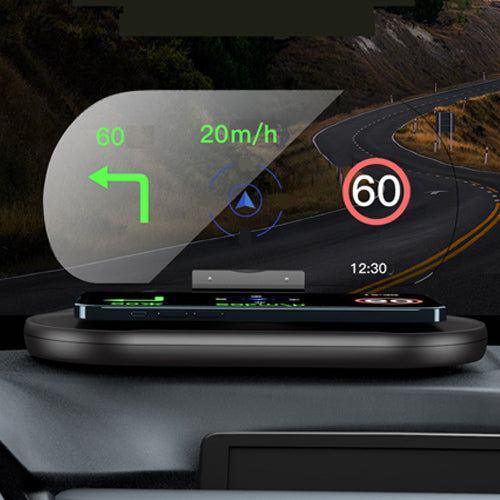 Heads up Display with Wireless Charger